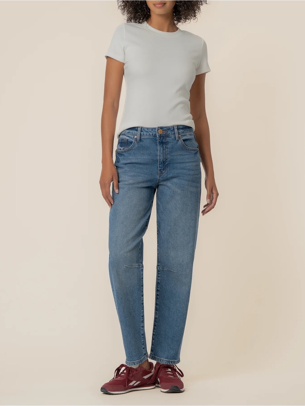 Kut from the Kloth Light Wash Denim Cropped Jeans
